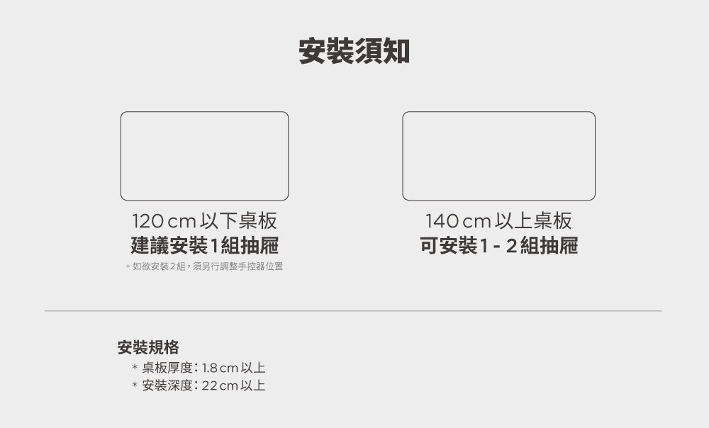 桌下抽屜