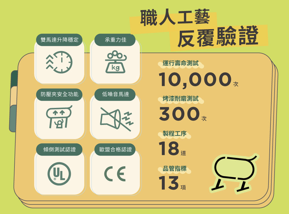 方管升降桌 SQ 系列